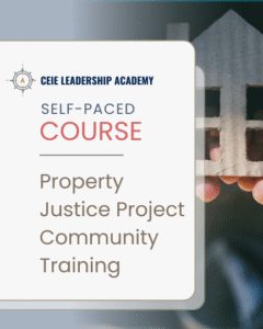Protected: Property Justice Project Community Training